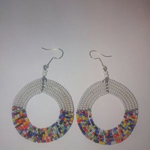 White African Beaded earrings.